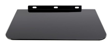 PÓŁKA POD DVD MACLEAN, POJEDYNCZA, MAX. 10KG, SZKL