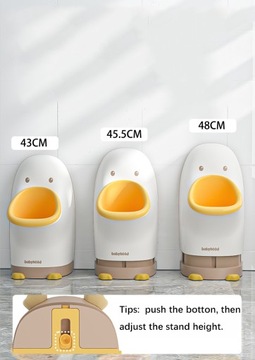 Писсуар Горшок Утенок На стене, белый - Детство