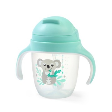 Kubek niekapek z obciążoną słomką Babyono 1464/03