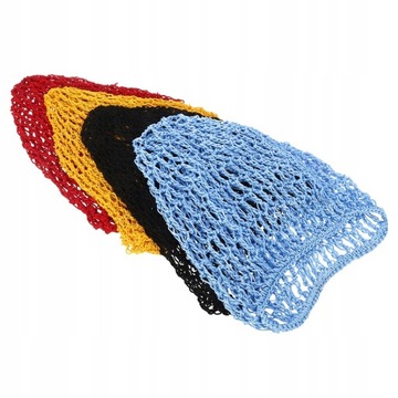 4pcs crochet hair nets net