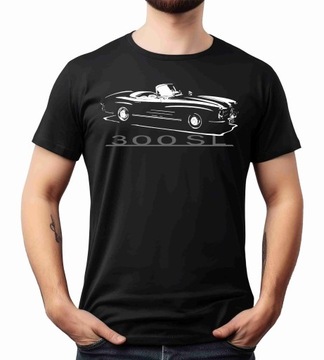 KOSZULKA T-shirt z nadrukiem mercedes 300 SL