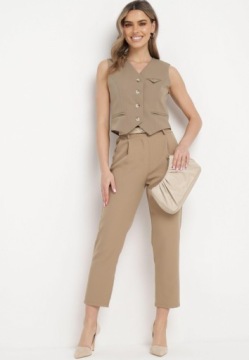 Born2Be Темно-бежевый женский жилет