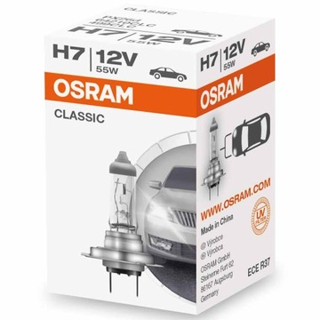 Автомобильная лампа Osram H7 Classic 12В 55Вт