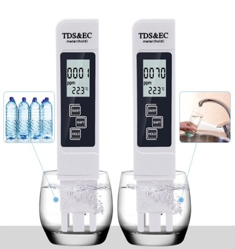 ТЕСЕР ЖЕСТКОСТЬ ВОДЫ ОСМОС ПРОВОДИМОСТЬ ТОКА °C
