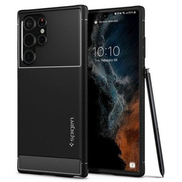 Etui do Galaxy S22 Ultra Spigen Rugged Armor case obudowa matowa pokrowiec