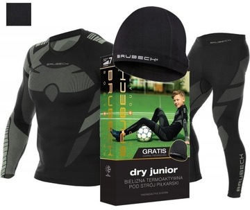 KOSZULKA TERMO GETRY CZAPKA BRUBECK DRY JUNIOR 152