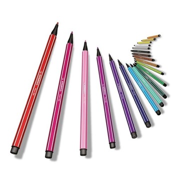 Черная ручка Stabilo Pen SCHOOL TRIPPERS Цветной маркер Fineliner MEGA Pen