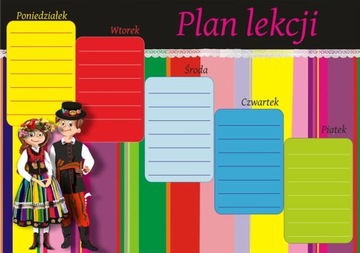 Plan lekcji dla dzieci - łowicz