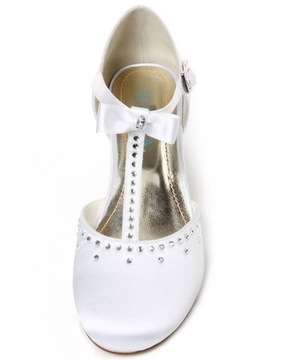 Туфли для причастия, туфли для причастия с цирконами 36