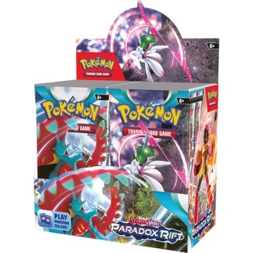 KARTY KOLEKCJONERSKIE POKEMON MEGA BOX DUŻY ZESTAW PARADOX RIFT 360 SZTUK