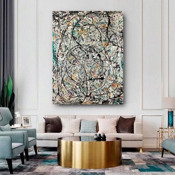 Jackson Pollock - Watery Paths 100x130cm