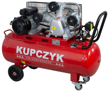 Kompresor Tłokowy Sprężarka Kupczyk 100 litrów KKT 500/100 Wydajność 500l/m