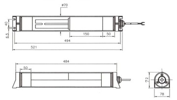 LAMPA JARZENIOWA TECHNICZNA MASZYNOWA 24V TOKARKA