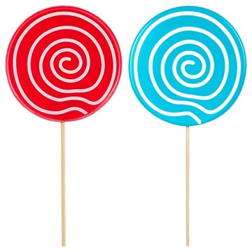 FAŁSZYWE CUKIERKI REKWIZYTY RZEMIOSŁO WIROWE LOLLIPOP DECOR XMAS