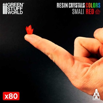 Green Stuff Red Crystals kryształy 80 szt.