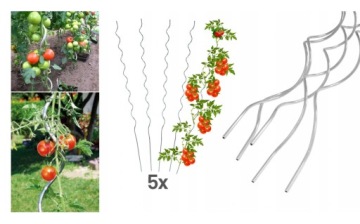 СПИРАЛЬНЫЕ СТОЙКИ ДЛЯ ПОМИДОРОВ 180 см 5 шт.