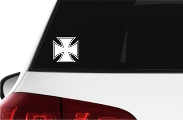 Naklejka Krzyż Maltański German Style Cult Klasyk *Kolory *Wzory *10cm