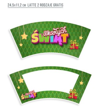 Świąteczny kubek projekty prezent Wesołych świąt