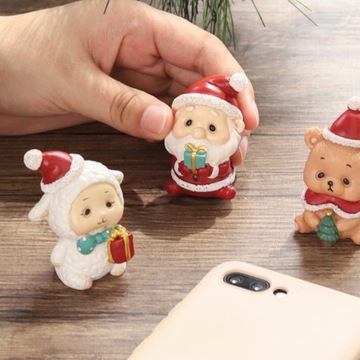 Миниатюрные новогодние фигурки Маленькие украшения