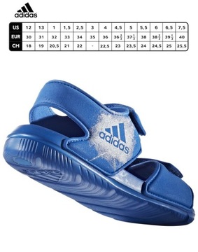 31 ДЕТСКИЕ САНДАЛИИ ADIDAS BA9289 СИНИЕ.