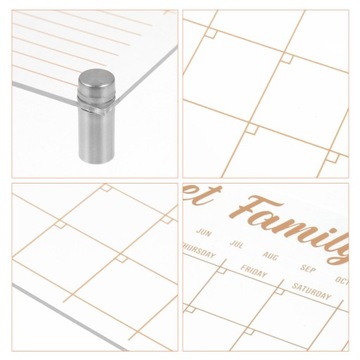 ЕЖЕНЕДЕЛЬНЫЙ ПЛАНИРОВЩИК, МАГНИТНАЯ АКРИЛОВАЯ ДОСКА, КАЛЕНДАРЬ ДЛЯ ХОЛОДИЛЬНИКА