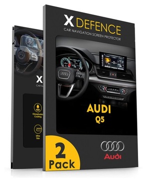 2w1 SZKŁO OCHRONNE NA NAWIGACJĘ EKRAN DO AUDI Q5