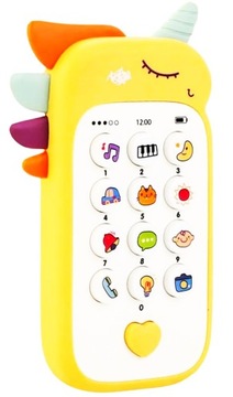 ZABAWKA ZABAWKOWY TELEFON DLA DZIECI Z Dźwiękiem MUZYKĄ GRYZAKIEM=