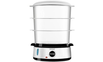 Parowar Cecotec Vapovita 3000 Inox 9 l srebrny/szary 800 W