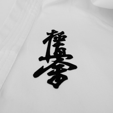Аппликация термоклеевая Termo Kyokushin kai 13х5 черная на футболку-кимоно