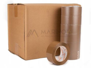TAŚMA Pakowa MOLTA 48x132y - BRĄZ Solvent - 36 szt