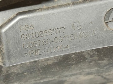 LIŠTA DOPLNĚNÍ NÁRAZNÍKU LEVÝ PŘEDNÍ PEUGEOT 3008 II 9810869997