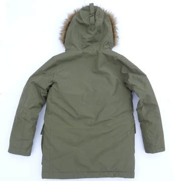 GAP UPCYLLED PUFFER STORM Parka SRR plus kurtka KHAKI XS/S