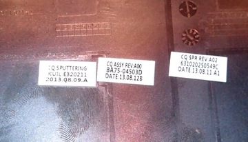 SAMSUNG NP530U4E 540U4E нижний корпус BA75-04503D