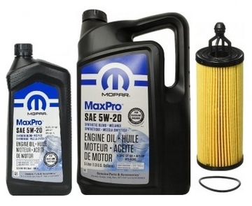 MOPAR 5W20 6L + FILTR GRAND CARAVAN 3,6 2014-2020