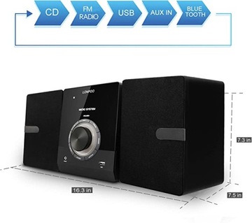 Пассивные громкоговорители Hi-Fi 75 Втx2 RMS 4–8 Ом