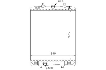 CHLADIČ MOTORU NISSENS 1330P3 16400YV010 16400Y