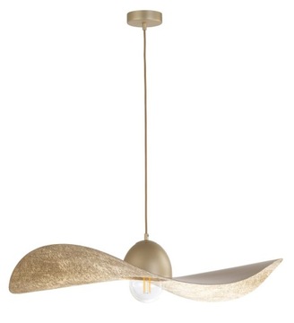SIGMA Nowoczesna lampa LED Kapello L złoty ? 76cm lampa wisząca LED
