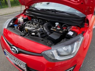 Hyundai i20 I Hatchback 5d Facelifting 1.1 CRDi 75KM 2013 Hyundai i20 KLIMATYZACJA CENTRALNY ZAMEK EL.SZYBY KOMPUTER SERWISOWANY GWA, zdjęcie 19