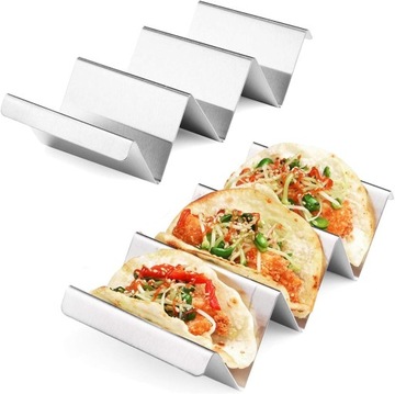 UCHWYT STOJAK SERWOWANIA TACOS PRZEKĄSEK STALOWY