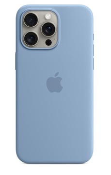 Plecki Apple do Apple iPhone 15 Pro Max Silicone Case MagSafe niebieski
