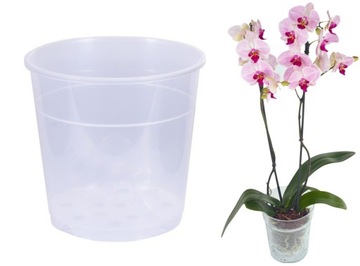 OSŁONKA DONICZKA PRODUKCYJNA TRANSPARENTNA PRZEZROCZYSTA DO STORCZYKA 12cm