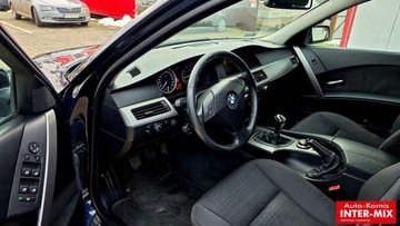 BMW Seria 5 E60 Sedan 2.5 525i 218KM 2006 BMW Seria 5 Zarejestrowany kombi bogata wersja gaz LPG 2.5 BenzynaLPG, zdjęcie 11