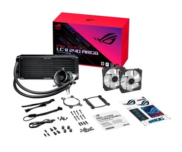 ASUS ROG Strix LC II 240 ARGB охлаждение 2x120 мм