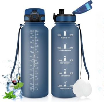 СПОРТИВНАЯ БУТЫЛКА 1,5 Л С ТРУБКОЙ ДЛЯ ЗАПОЛНЕНИЯ ВОДЫ ВО ВРЕМЯ ФИТНЕС-ТРЕНИРОВОК