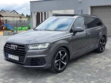 Audi Q7 II SUV 3.0 TDI 272KM 2018 Audi Q7 3.0 282PS 3xS-Line 7 Foteli Salon Polska Piekna Gwarancja 3.0, zdjęcie 32