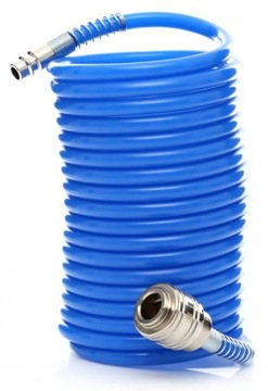 WĄŻ SPIRALNY przewód PNEUMATYCZNY DO KOMPRESORA 5x8mm 15m