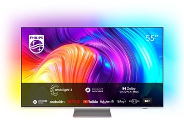 Telewizor LED 55'' Philips 55PUS8807/12 120Hz Android TV Ambilight HDMI 2.1