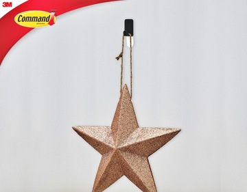 Крючки самоклеящиеся черные COMMAND 4 шт. 17032 ЧЕРНЫЙ