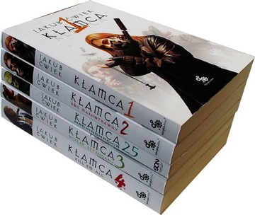 KŁAMCA zestaw 5 tomów - Jakub Ćwiek [8344C]