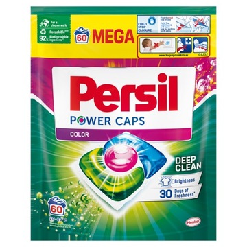 Persil Power Caps Kapsułki do Prania Koloru 60szt w 24h